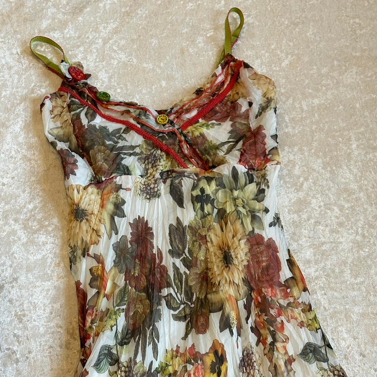 Autumnal Floral Dress