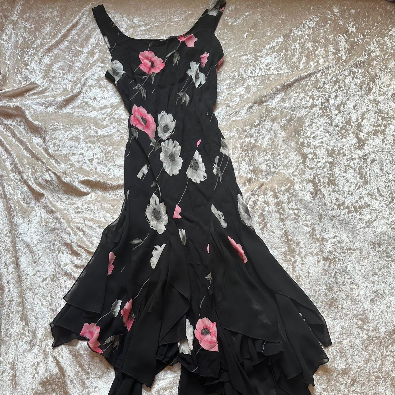Black Floral Fairy Dress