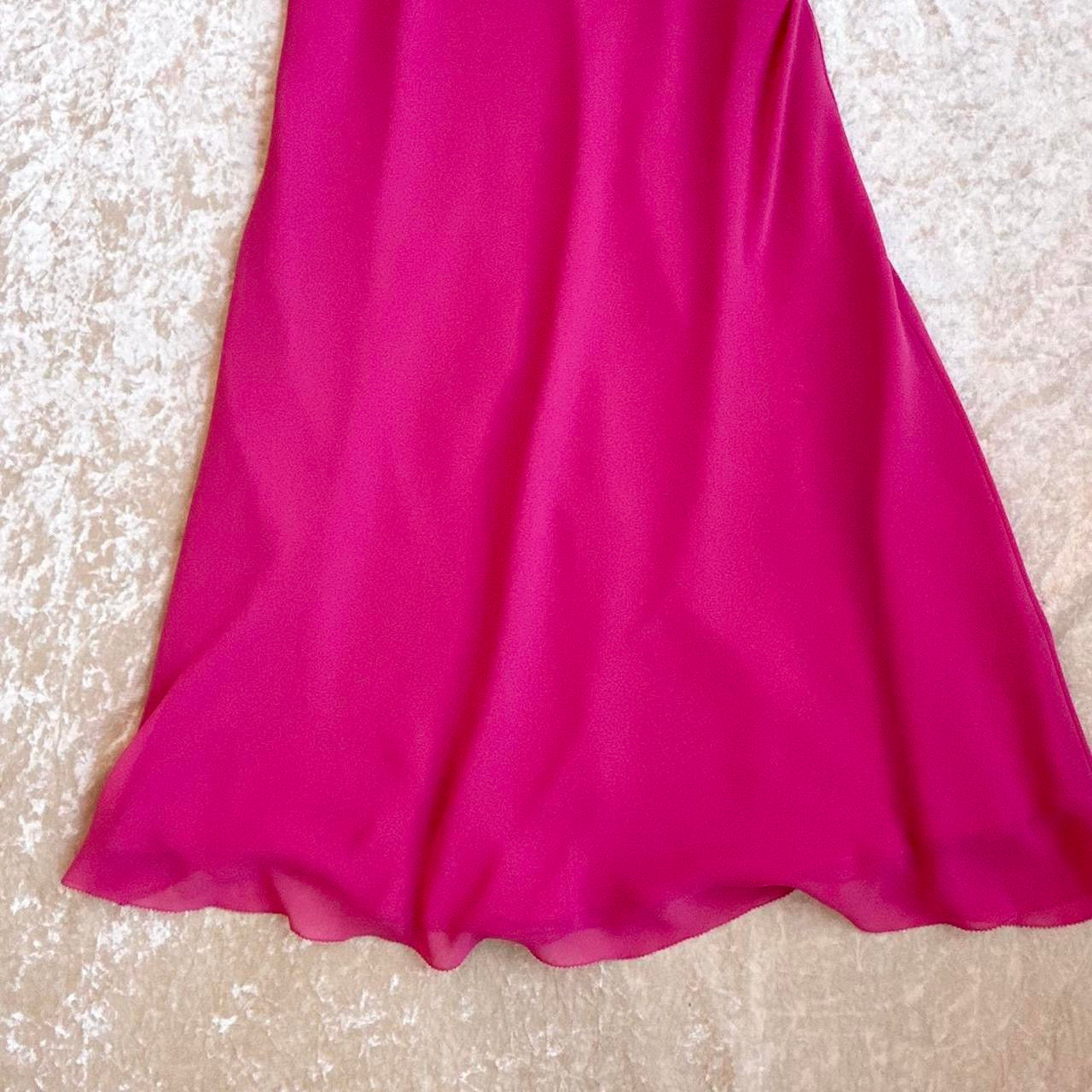 Pink Beaded Mini Party Dress