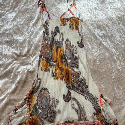 Floral and Paisley Summer Dress