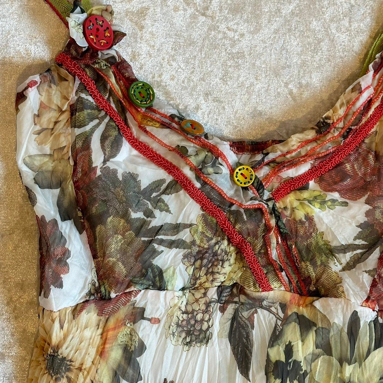 Autumnal Floral Dress