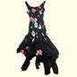 Black Floral Fairy Dress