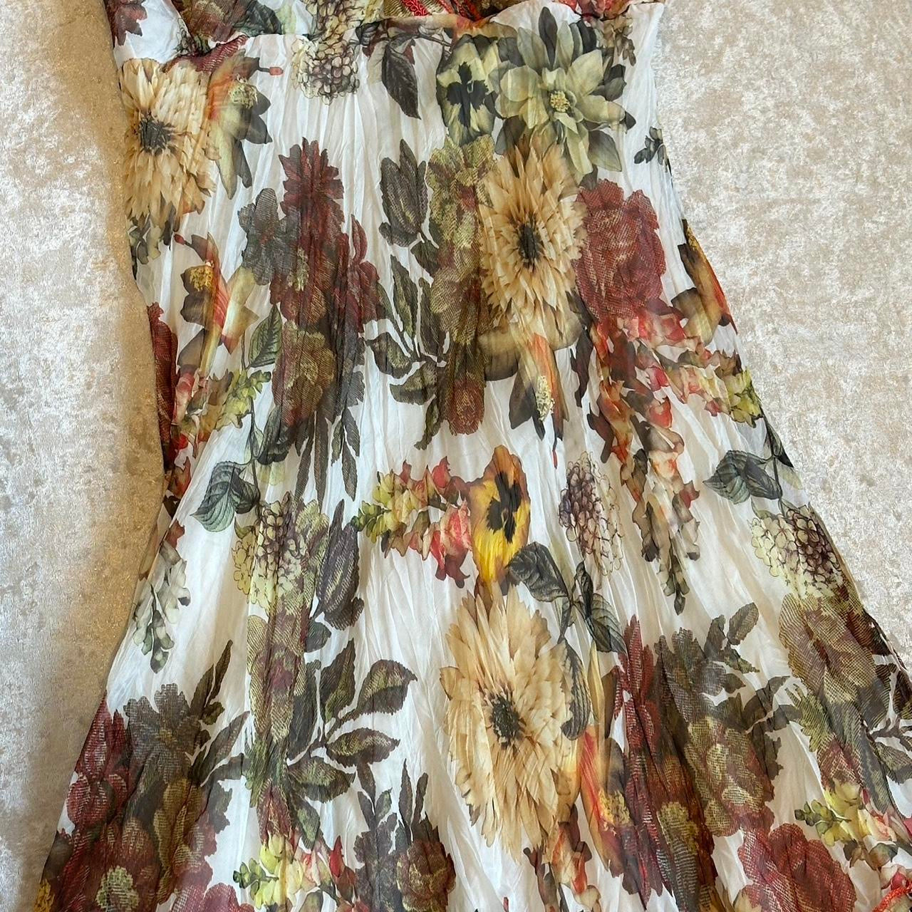 Autumnal Floral Dress