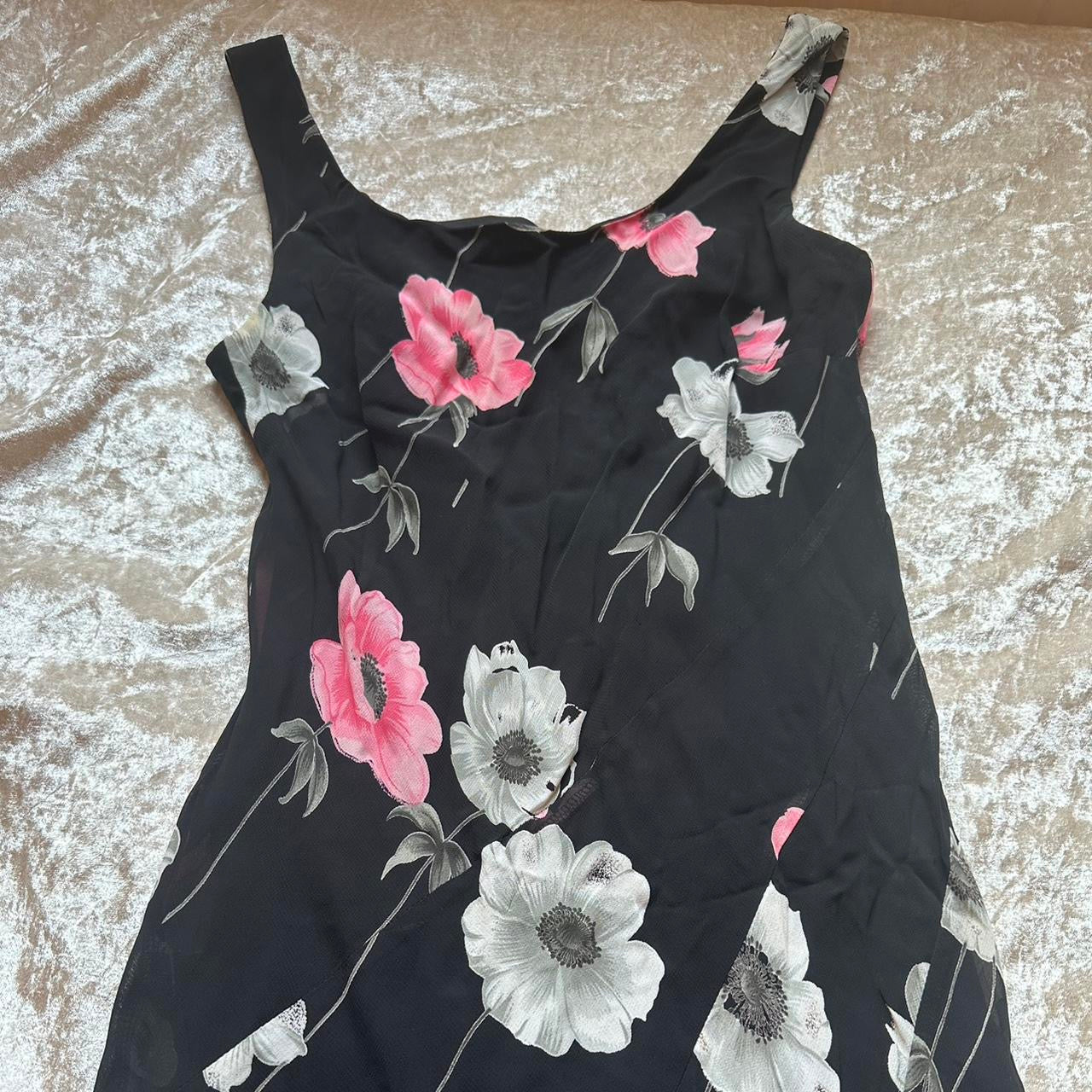 Black Floral Fairy Dress
