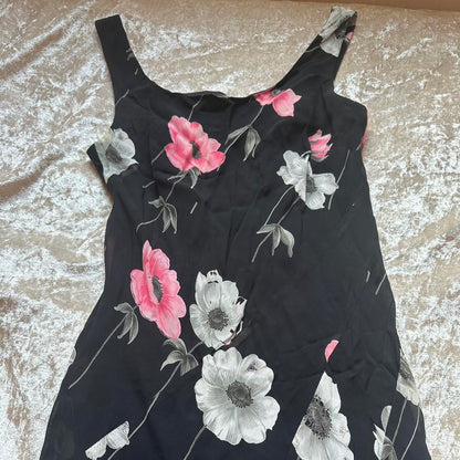Black Floral Fairy Dress