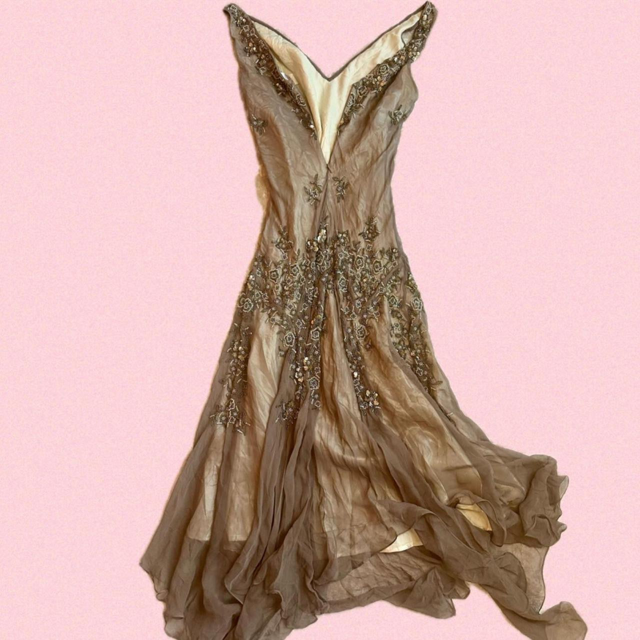 Beaded Vintage Occasion Dress