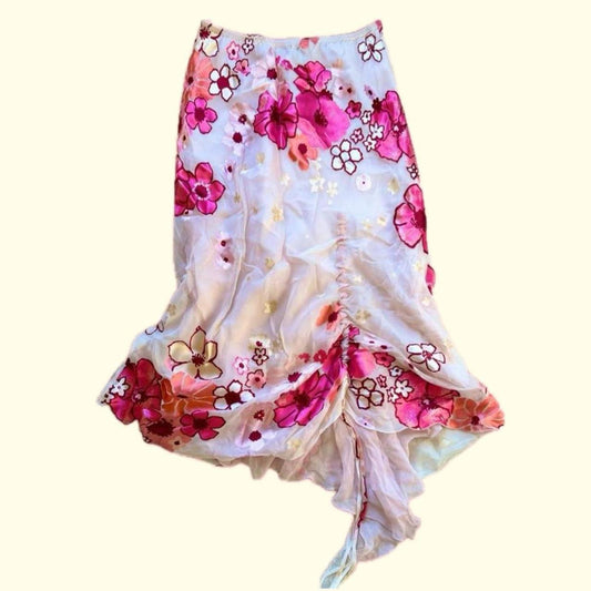 Floral Vintage Y2K Skirt