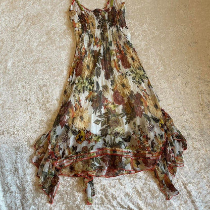 Autumnal Floral Dress