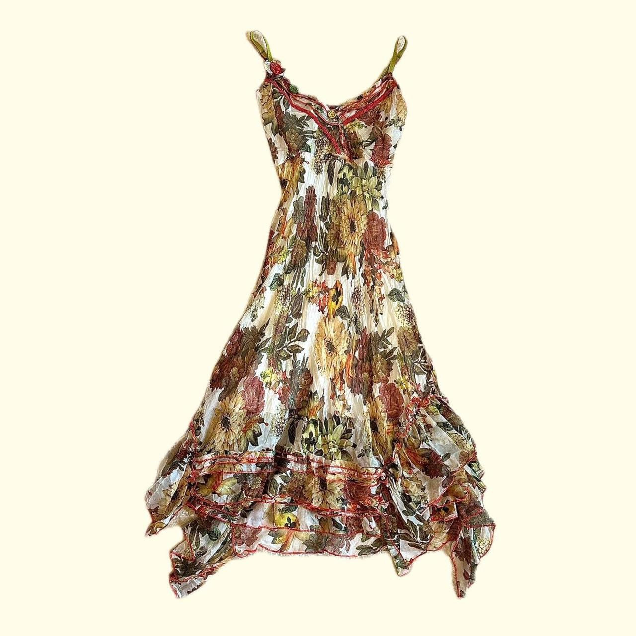 Autumnal Floral Dress