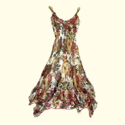 Autumnal Floral Dress