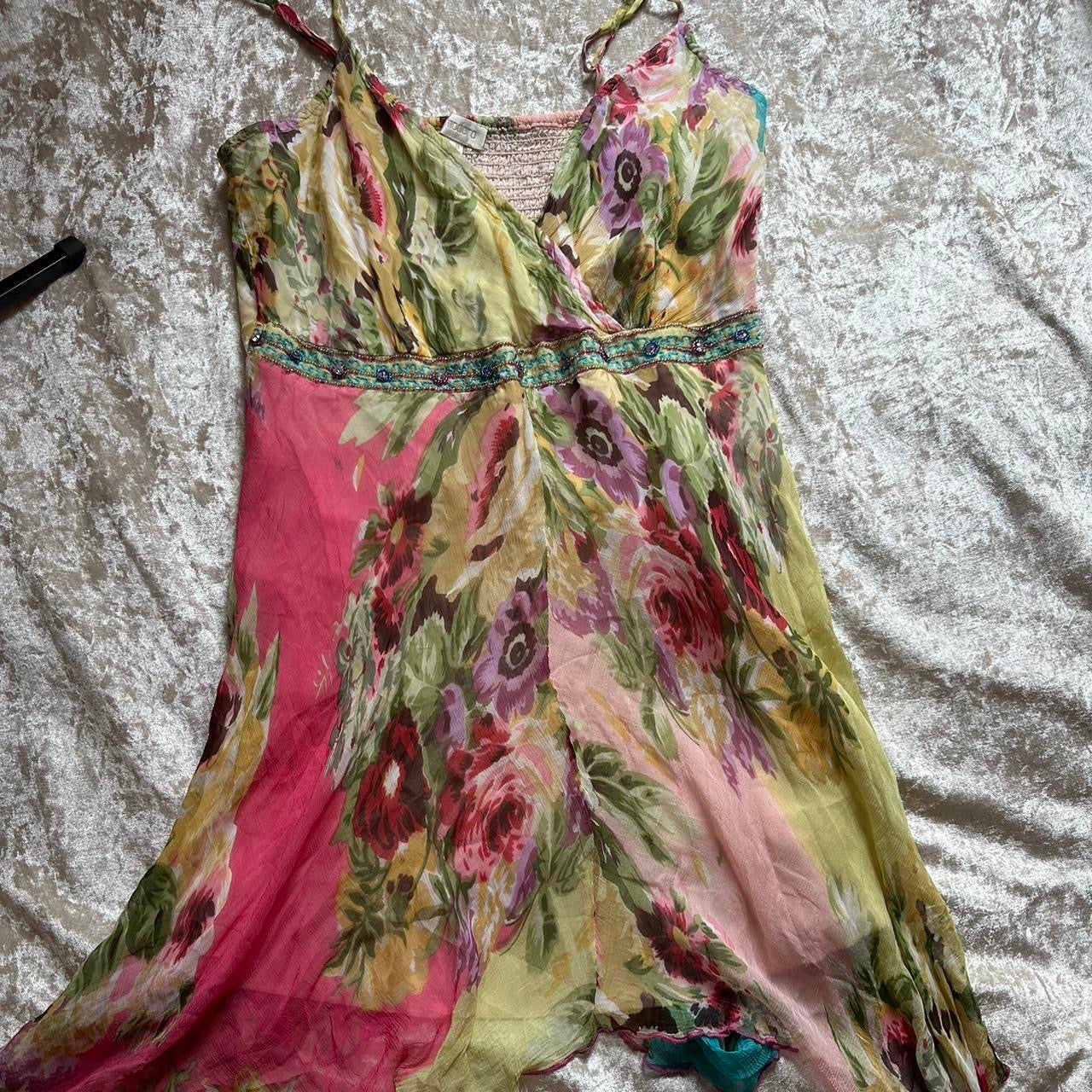 Beaded Floral Fairy Dress