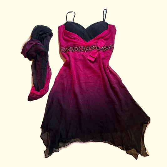 European Vintage 100% Silk Dress