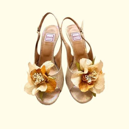 Vintage Floral Sandals