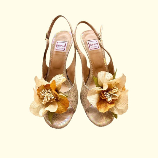 Vintage Floral Sandals