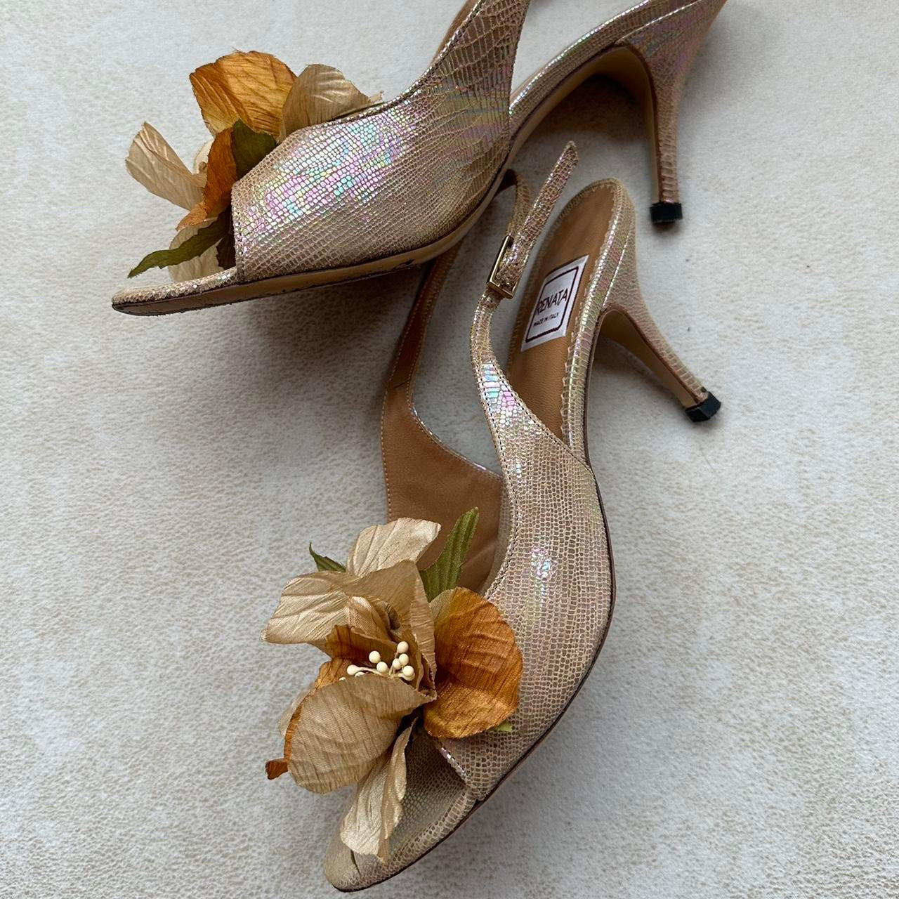 Vintage Floral Sandals