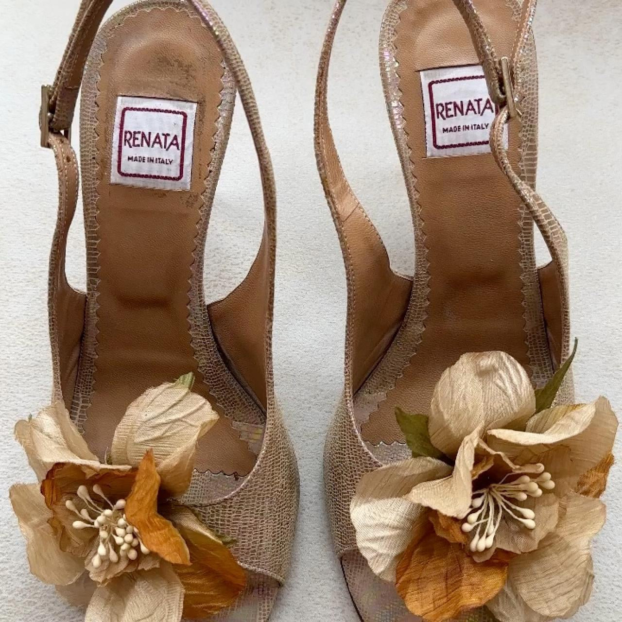 Vintage Floral Sandals