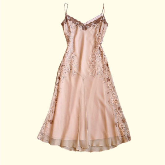 Silk Beaded Dress