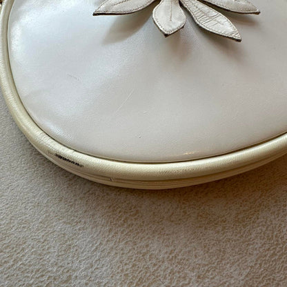 Vintage 60s Floral Sandals and Matching Bag